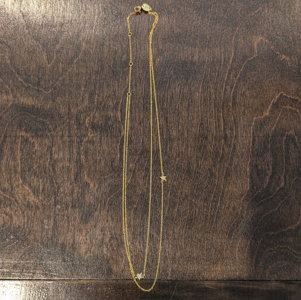 Jennifer Zeuner Jewelry Double Star Necklace